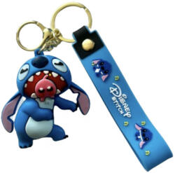 Stitch kulcstartó, kék, 10cm, M1