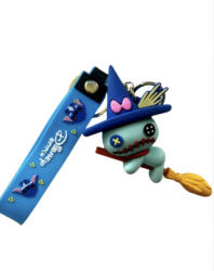 Stitch kulcstartó, kék, 10cm, M5