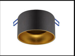 STRÜHM Panama C kör alakú spot keret fekete-arany színű (4121)