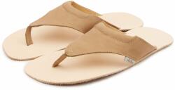 Vlnka Női bőr barefoot papucs "Elen" - világosbarna felnőtt cipő méret 38