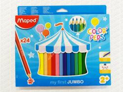 Maped Maxi színes ceruza, 24es háromszögletű