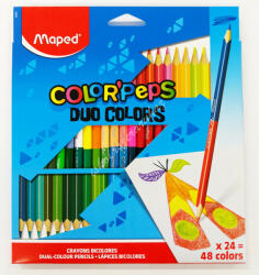 Maped Duo kétvégű színes ceruza (24db)