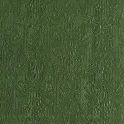Ambiente Elegance dark green papírszalvéta 33x33cm, 15db-os