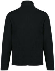 Kariban Uniszex környezetbarát, unisex cipzáras mikropolár pulóver, Kariban KA9121, Black-3XL (ka9121bl-3xl)