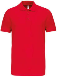Kariban Férfi galléros piké sztreccs póló, Kariban KA239, Red-L (ka239re-l)