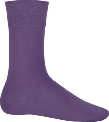 Kariban Uniszex mélybordás férfi zokni, Kariban KA813, Purple-39/42 (ka813pu-39-42)