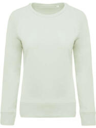 Kariban Női raglános organikus környakas pulóver, Kariban KA481, Sage-2XL (ka481sg-2xl)