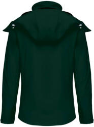 Kariban Női kapucnis softshell dzseki, Kariban KA414, Bottle Green-4XL (ka414bg-4xl)