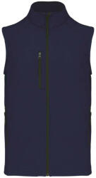 Kariban Férfi 3 rétegű softshell mellény, Kariban KA403, Navy-S (ka403nv-s)