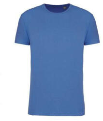 Kariban Uniszex körkötött organikus póló rövid ujjú, Kariban KA3032IC, Light Royal Blue-XS (ka3032iclro-xs)