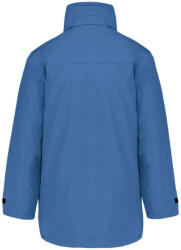 Kariban Uniszex kapucnis kabát steppelt béléssel, Kariban KA677, Light Royal Blue-L (ka677lro-l)