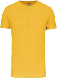 Kariban Gyermek kereknyakú organikus pamut póló, Kariban KA3027IC, Yellow-12/14 (ka3027icye-12-14)