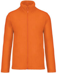 Kariban Uniszex FALCO cipzáras mikropolár pulóver, Kariban KA911, Fluorescent Orange-L (ka911for-l)