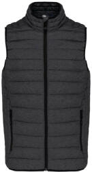 Kariban Férfi mellény ultrakönnyű, Kariban KA6113, Marl Dark Grey-3XL (ka6113mdg-3xl)