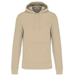Kariban Férfi organikus kapucnis pulóver, Kariban KA4027, Light Sand-XL (ka4027lsa-xl)