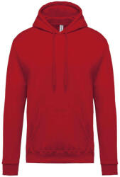 Kariban Férfi kapucnis pulóver, Kariban KA476, Cherry Red-4XL (ka476cy-4xl)