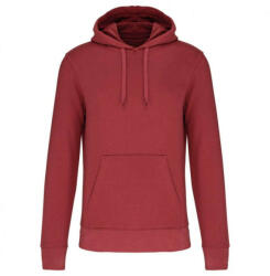 Kariban Férfi organikus kapucnis pulóver, Kariban KA4027, Terracotta Red-5XL (ka4027ter-5xl)