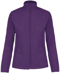 Kariban Női MAUREEN cipzáras polár pulóver, Kariban KA907, Purple-XL (ka907pu-xl)