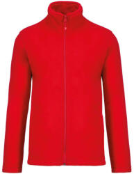 Kariban Uniszex FALCO cipzáras mikropolár pulóver, Kariban KA911, Red-3XL (ka911re-3xl)