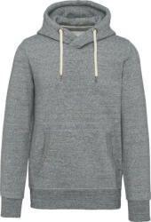 Kariban Férfi vastag kapucnis pulóver, Kariban KV2308, Slub Grey Heather-S (kv2308sgh-s)