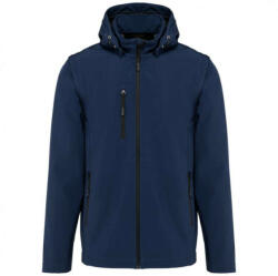 Kariban Uniszex levehető ujjú kapucnis softshell dzseki, Kariban KA422, Navy-M (ka422nv-m)