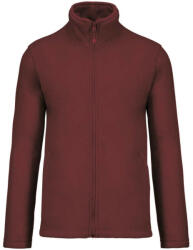 Kariban Uniszex FALCO cipzáras mikropolár pulóver, Kariban KA911, Wine-XL (ka911wn-xl)