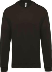 Kariban Uniszex kereknyakú pulóver, Kariban KA474, Dark Grey-L (ka474dg-l)