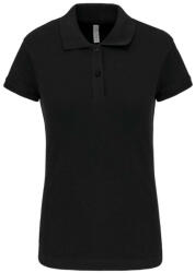 Kariban Női galléros sztreccs piké póló, Kariban KA240, Black-2XL (ka240bl-2xl)
