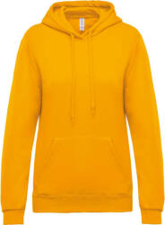 Kariban Női kapucnis pulóver, Kariban KA473, Yellow-XL (ka473ye-xl)