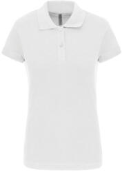 Kariban Női galléros sztreccs piké póló, Kariban KA240, White-XL (ka240wh-xl)