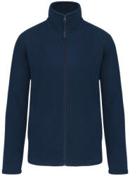 Kariban Uniszex cipzáras mikropolár pulóver, Kariban KA9102, Navy-2XL (ka9102nv-2xl)