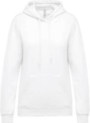 Kariban Női kapucnis pulóver, Kariban KA473, White-XL (ka473wh-xl)