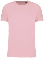 Kariban Férfi organikus rövid ujjú póló, Kariban KA3025IC, Pale Pink-S (ka3025icpp-s)
