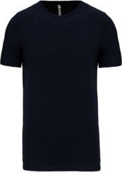 Kariban Férfi rövid ujjú környakas sztreccs póló, Kariban KA3012, Navy-XL (ka3012nv-xl)