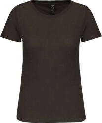 Kariban Női organikus kereknyakú rövid ujjú póló, Kariban KA3026IC, Dark Khaki-M (ka3026icdkh-m)