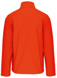 Kariban Férfi 3 rétegű softshell dzseki, Kariban KA401, Fluorescent Orange-2XL (ka401for-2xl)