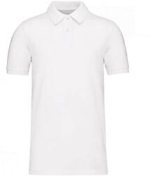 Kariban Férfi organikus férfi piké pamut póló, Kariban KA2025, White-2XL (ka2025wh-2xl)