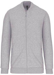 Kariban Uniszex vastag cpzáros pulóver, Kariban KA4002, Oxford Grey-4XL (ka4002oxg-4xl)