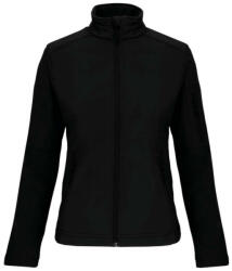 Kariban Női 3 rétegű softshell dzseki, Kariban KA400, Black-M (ka400bl-m)