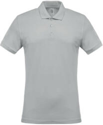 Kariban Férfi galléros piké póló, rövid ujjú, Kariban KA254, Snow Grey-2XL (ka254sngr-2xl)