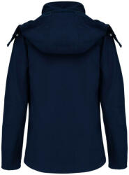 Kariban Női kapucnis softshell dzseki, Kariban KA414, Navy-S (ka414nv-s)