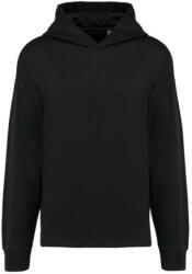 Kariban Uniszex laza szabású kapucnis pulóver, Kariban KA4018, Black-L (ka4018bl-l)