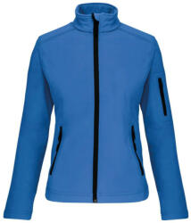 Kariban Női 3 rétegű softshell dzseki, Kariban KA400, Aqua Blue-2XL (ka400aq-2xl)