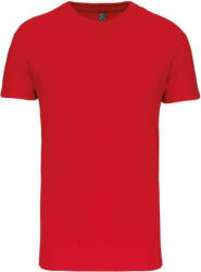 Kariban Férfi organikus rövid ujjú póló, Kariban KA3025IC, Red-S (ka3025icre-s)