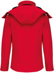 Kariban Női kapucnis softshell dzseki, Kariban KA414, Red-S (ka414re-s)