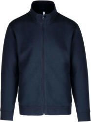 Kariban Uniszex cipzáras pulóver, Kariban KA472, Navy-XL (ka472nv-xl)