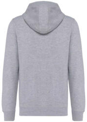 Kariban Uniszex organikus kapucnis vastag pulóver, Kariban KA4009, Oxford Grey-M (ka4009oxg-m)