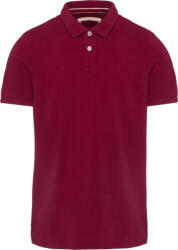 Kariban Férfi vitage hatású galléros piké póló, Kariban KV2206, Vintage Dark Red-L (kv2206vdre-l)