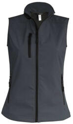 Kariban Női softshell mellény, Kariban KA404, Titanium-4XL (ka404ti-4xl)