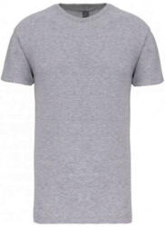 Kariban Férfi organikus rövid ujjú póló, Kariban KA3025IC, Oxford Grey-L (ka3025icoxg-l)